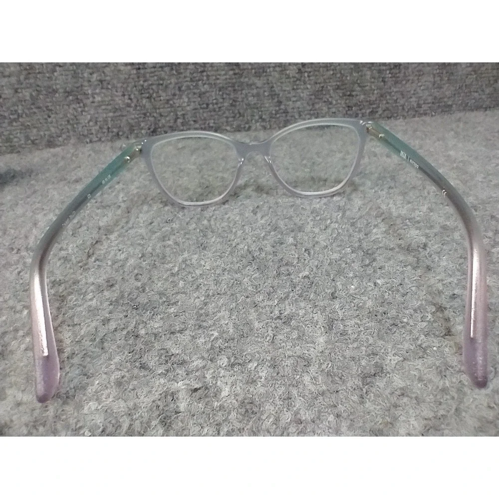 DB4K Europa Eyeglasses Teal Purple Ombre Cat Eye Frames 49-18-135 C2